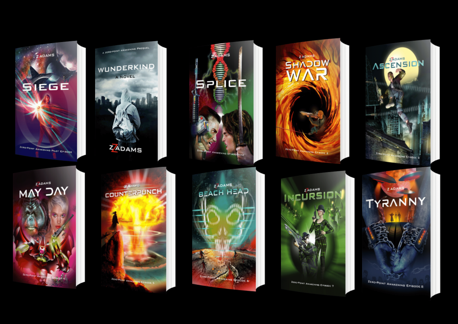 ZERO-POINT_AWAKENING_SET - Edited full science fiction series of zero-point awakening